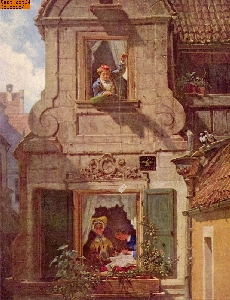 Der abgefangene Liebesbrief nach Spitzweg